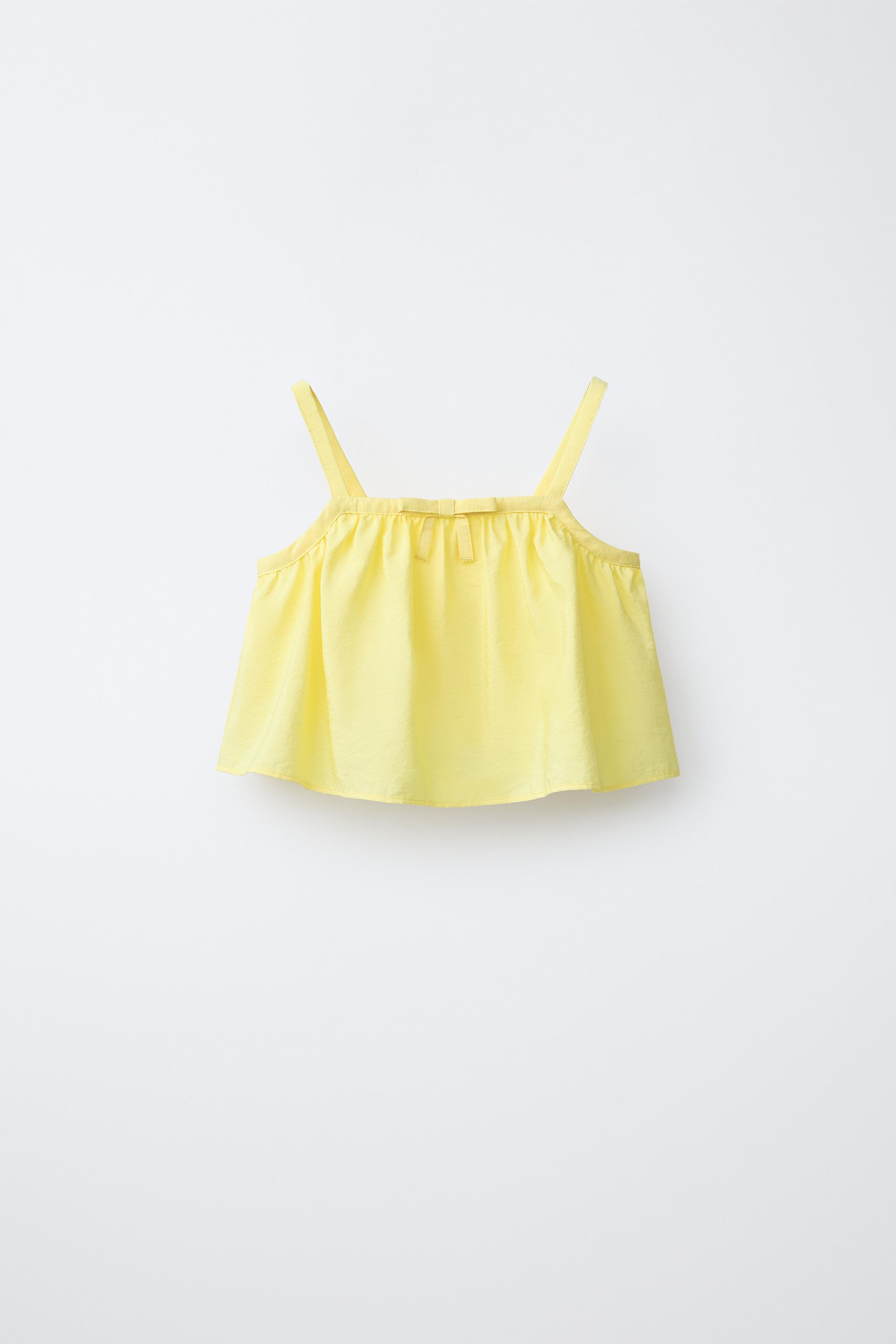 TOP CROPPED TAFFETAS